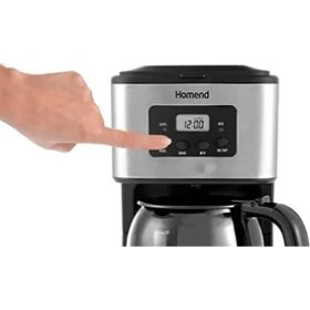 Resim Esmo Home Homend 5006COFFEEBREAK Filtre Kahve Makinesi, Inox-Siyah 
