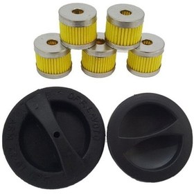 Resim Gaz Kesici Valfi Filtresi Yeni Tip Metal Kasa 5li Paket 