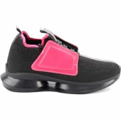 Resim Bambi Siyah Fuşya Kadın Sneaker K01238012682 