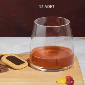 Resim Paşabahçe Pinot 420424 12'li Meşrubat Bardağı 375 Cc Şeffaf 