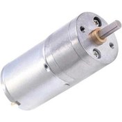 Resim 6v 25mm Dc Gearbox Motor 16 Rpm Yüksek Torklu Redüktörlü Motor 