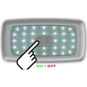 Resim Sanel 12v Tavan Lambası 34 Ledli Dokunmatık Beyaz 135x70 Mm N11.16006 