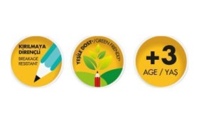 Resim Metal Tüp Kuruboya 24 Renk Tam Boy Karışık Renkli 