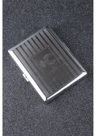 Resim Silvio Monetti SMTBKCB005R2 Desenli Metal Sigara Tabakası 