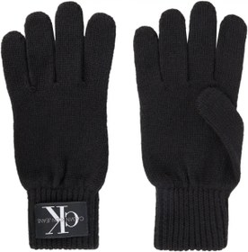 Resim Calvin Klein KNITTED MONOGRAM GLO Erkek Siyah Eldiven 