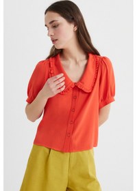 Resim Stella Pulvis Bebe Yaka Gömlek Kırmızı 