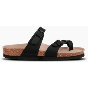 Resim Terlik Kadın Dublın G104379 Genuins Vegan Black Vegan Black Siyah 