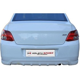 Resim Peugeot 301 Arka Orta Tampon Difüzör Fiber 2013 ve Sonrası 