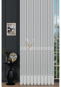 Resim 6021 Tül Perde V-ekru Ekru 