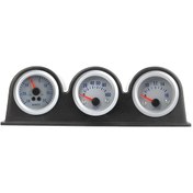 Resim Fosenze Üçlü Otomobil Gauge Tutucu, 52mm Çaplı Sayaçlar İçin Sert Sabitleme, Dayanıklı Plastik Malzeme, Kolay Kurulum 