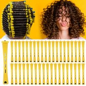 Resim Üst Düzey Doğal Bukle Maşası - Soğuk Dalga Çubukları ve Elastik Bukle Maşaları - Profesyonel DIY Salon Kalitesinde Şekillendirme Araçları, Ev Kullanımına Uygun. 