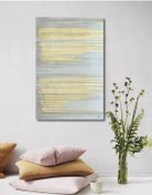 Resim Soyut Büyük Boy El Yapımı Yağlı Boya Tablo 85x120cm 