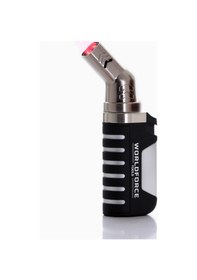 Resim Worldforce Turbo Torch Piezo 1300° Doldurulabilir Jet Pürmüz N11.3476 Siyah 