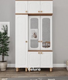 Resim Rana 8 Kapaklı Portmanto Beyaz 