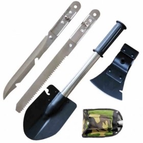 Resim Glowify Store Için Kürek Balta Testere Bıçak Takımı 4 Lü Set 