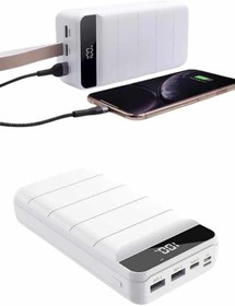 Resim Powerbank 50.000 Mah Dijital Göstergeli Taşınabilir 4 Portlu Hızlı Powerbank 