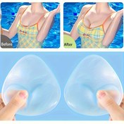 Resim 2 adet Yeniden Kullanılabilir Dikişsiz Silikon Sütyen Pedleri - Güçlü Tutuş, Pürüzsüz Doku, Elde Yıkanabilir, Bikini ve Düğün Elbiseleri İçin Görünmez İç Çamaşırı Desteği, Yüksek Kaliteli Malzeme, Meme Kapağı, Kadın Moda İç Çamaşırı Aksesuarları, Bikini İçin Silikon Sütyen Pedleri, Düğün Elbisesi Aksesuarları, Dikişsiz Tasarım, Pürüzsüz Doku 