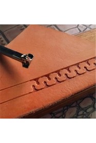 Resim BGA Leathercraft deri baskı stamp Zımba deri desen damga 10x6mm 