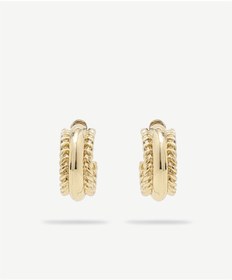 Resim Yargıcı Dokulu Gold Küpe 26ykbj8024x 630 Renkli 