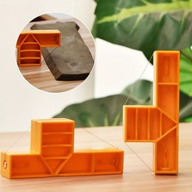 Resim 1 Adet Profesyonel Derece Kesim Kil Aleti & Tel Miter Kenarlık - 45/30/60° Ayarlanabilir Paslanmaz Çelik Bıçaklar, Hafif Plastik Saplı Seramik Heykel, Keramik Modelleme, DIY El Sanatları için (Sarı) | Hassas Kesme Aracı | Dayanıklı Yapı, Mini Kil Kesiciler 