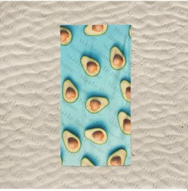 Resim Marte Home Avokado Baskılı Plaj Havlusu 