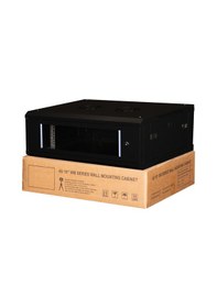 Resim Lande 4u 19" Duvar Tipi Rack Kabinet Genişlik: 600 Mm Derinlik: 450 Mm Siyah Demonte 