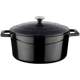 Resim Yuvarlak Tencere Ç24 Folk Siyah Çok Renkli 