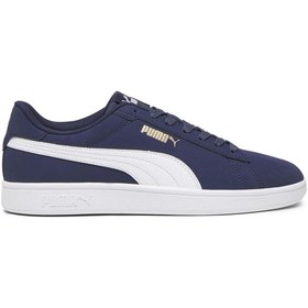 Resim Puma Smash 3.0 Buck Mavi Sneaker Ayakkabı 39233603 | Unisex 