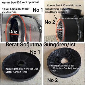 Resim beratsogutma Kumte l Da6 830 Karbon Filtre Uyumlu DİKKAT 2 FARKLI MOTOR KULLANILDI NO 1 GÖNDERİLİR 