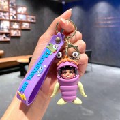 Resim OEMG Yeni Çizgi Film Animasyon Stitch Serisi Yumuşak Kauçuk Anahtarlık Bebek Çantası Kolye Anahtarlık Küçük Hediye (Yurt Dışından) 