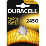 Resim Duracell Yuvarlak Düğme Pil 2450 3 Volt 