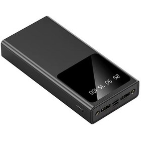 Resim Auris K28 12000 Mah 44.5w Lcd Ekranlı Fenerli Powerbank Siyah 