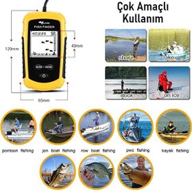 Resim Valkyrie 0.7-100 M Derinlik Sonar Taşınabilir Balık Bulucu 