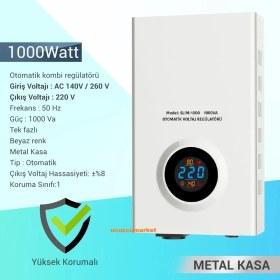 Resim Voltaj Sabitleyici Otomatik Olarak Tüm Cihazları Korur (Kombi-Asansör-Elektrikli Aletler-Tıbbi Cihaz-Bilgisayar ve Tüm Cihazlar 