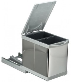 Resim Dolap İçi Çöp Kovası 7.5 Lt + 7.5 Lt 