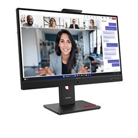 Resim Lenovo Thinkvision T27QD-4V 64B8UAR1TK 27” 120Hz RJ45 (10/100/1000M) Webcam Speaker Mikrofon 4ms 2k 2560X1440 Qhd Pivot IPS Monitör 