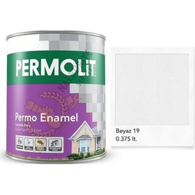 Resim Permolit Enamel Sentetik Yağlı Boya Beyaz 0.375 Lt. 350 ML 
