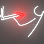 Resim Smoking - Neon Tabela 