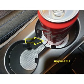 Resim Ayyüce3d Hyundai Tucson 2016 Kasa 250ml İçecek Bardaklık Adaptörü 