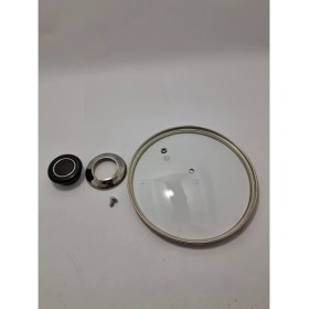 Resim Unıversal 18CM Cam Kapak ve Tutamağı 