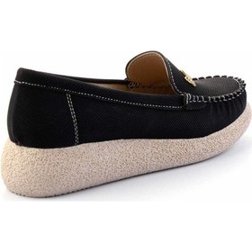 Resim Siyah Kadın Loafer Ayakkabı K01823016001 Siyah 