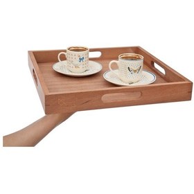 Resim Turkish Coffee Tepsi Sapelli 