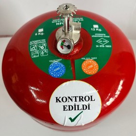 Resim Yangın Tekne Sertifikalı 6kg Hfc Gazlı Tayfun Yangın Söndürme Tüpü 4yıl Garantili 