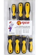 Resim Rico 003Rk0026 7 Yedi Parça Klasik Tornavida Seti Takımı N112025 