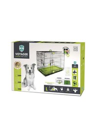 Resim M-pets Voyager 2 Kapılı Köpek Kafesi Large Yeşil 91x58x63 Cm 244-52029.03 