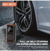 Resim Oldfriend Taşınabilir Şarjlı 150 Psı Lastik Şişirme Cihazı Led Ekran Power Bank Fener 