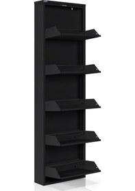 Resim Ceha 5'li Metal Ayakkabılık - Siyah K.AYK-5 /AB9005 