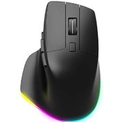 Resim Mouse Ergonomik Kablosuz Gaming Mouse Rgb Işıklı Sessiz Şarjlı 