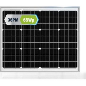 Resim Teknovasyon Arge 65 W Monokristal Güneş Paneli Solar Panel Mono 