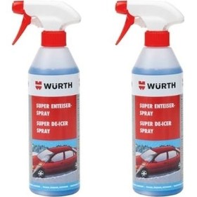 Resim Würth Süper Buz Çözücü Sprey 2 x 500 ML 